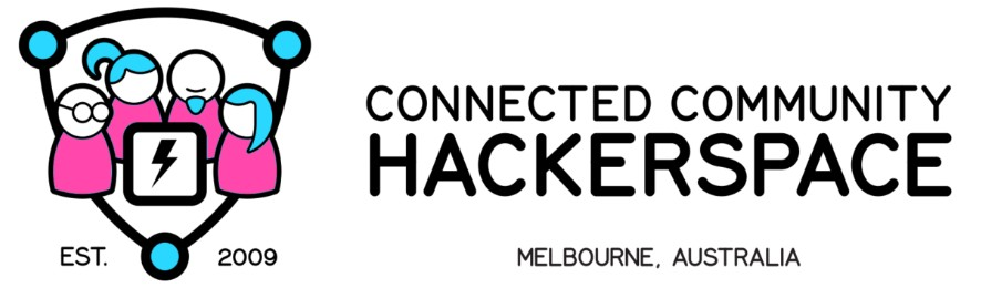 Connected Community Hackerspace (HackMelbourne) logo